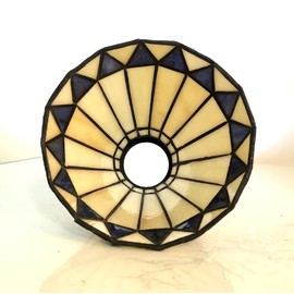 NADUOXRK Tiffany Style Stained Glass Lampshade, Replacement Lamp Shades with Fan Light, Wall Lamp and Chandeliers, 5.5-Inches Dia
