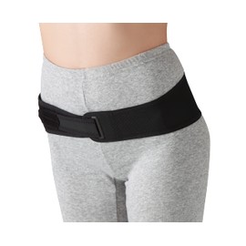 Cervin Easy Pelvic Belt with One Hand, Black M-L
