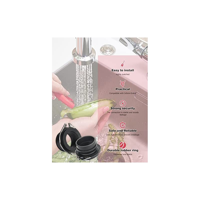 Garbage Disposal Parts for Insinkerator, 75499 Flex Coupler Replacement Parts