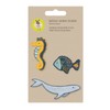 LÄSSIG Adesivi tessili autoadesivi da stirare/Textile Woven Sticker Sea