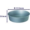 Yamato Plastic Pot Plate, Deep Plate, No. 5, φ6.1 x