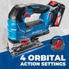 Dong Cheng 20V Brushless Jigsaw, 26mm Stroke, 800-3500 SPM, 0-45°
