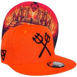 Capiche [99+ Variations] Snapback Cap Men's Cap - Baseball - Hat - Art - Unisex - Visor - Men - One Size - Tattoo - Men - Women, Devils Gate