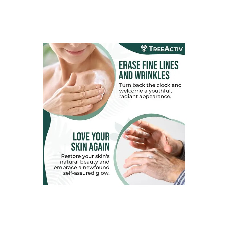 Treeactiv Crepey Skin Repair Treatment, Paquete De 2, Crema