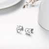 AOBOCO Women's Earrings, Popular, Highest Quality Zirconia, Crystal, Cute, Cat