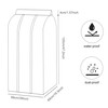 Clear Hanging Garment Bags for Closet Large Window Hanging Clothes