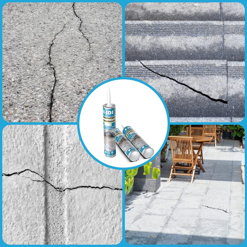E-SDS Concrete Crack Filler and Sealant Self-Leveling, Polyurethane Construction Crack