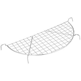 Endoshoji ATV04033 Professional Half Moon Tempura Crimp Net, for 13.0 Inches (33 cm) Pot, Stainless Steel