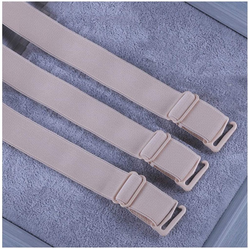 Magicmode 3Pairs Bra Strap Replacement 15mm Width Elastic Adjustable Removable