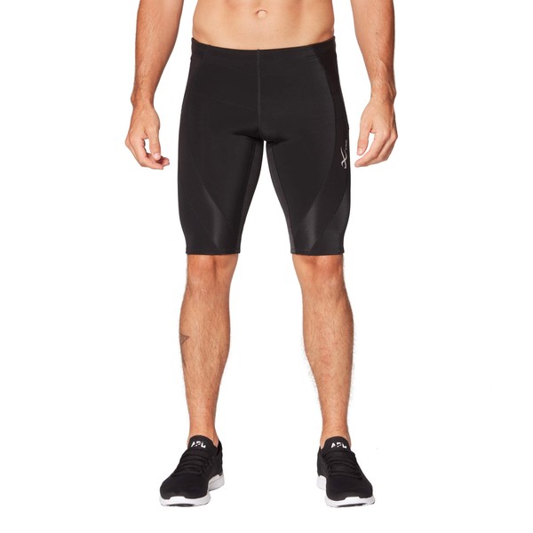 CW-X mens Endurance Generator Muscle & Joint Support Compression Short, Black, Medium US