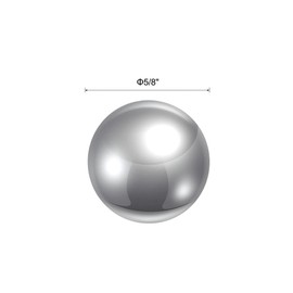 sourcing map 10pcs 5/8" 420 Stainless Steel Bearing Balls G100 Precision