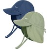 FURTALK - Gorro de sol para bebé, UPF 50+, ajustable,