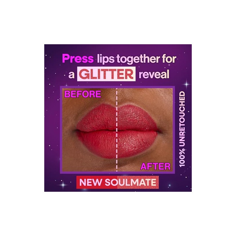 wet n wild Mega Glitter Shimmer - Lápiz labial líquido