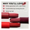 Set De 3 Pintalabios De Terciopelo, Maquillaje Labial