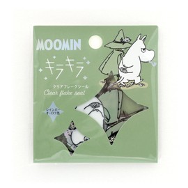 WORLD CRAFT MOKFS-111 Moomin Seal, Clear Flake Seal, Moomin and Snufkin