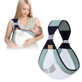 Baby Newborn Baby Carrier, Baby Carrier Side for Newborns & Toddlers 0-48 Months - Ergonomic Child Carrier up to 20 kg - Breathable Children's Carrier, Foldable & Lightweight