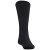 GOLDTOE Men's 656S Cotton Crew Athletic Socks, Multipairs, Black (12-Pairs),