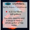Crystalpro Betta Water Conditioner Treats 660 Gallons - Concentrated Betta