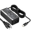 HIBBO Charger Compatible with Lenovo Laptop Computer 65W 45W USB