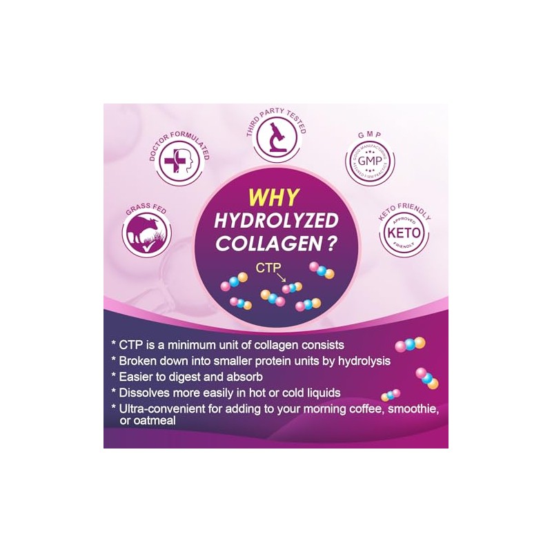 Nature Target Multi Collagen Peptides Powder Servings Type Iii Hydrolyzed