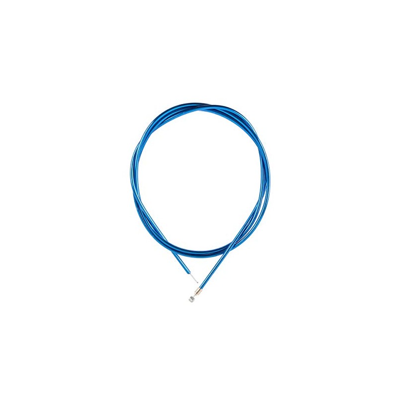 Black Ops DefendR Lined Brake Cable Kit (Chrome Blue)