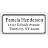 Atelier Elegance Custom Address Labels, Any Name, Any Address, Frame