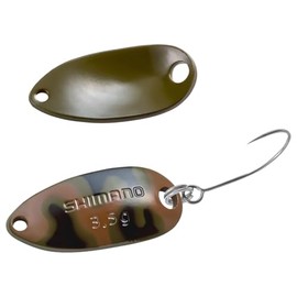 Shimano TR-C35R 002 Trout Spoon, Cardiff, Roll Swimmer, Camo Edition, 0.1 oz (3.5 g)