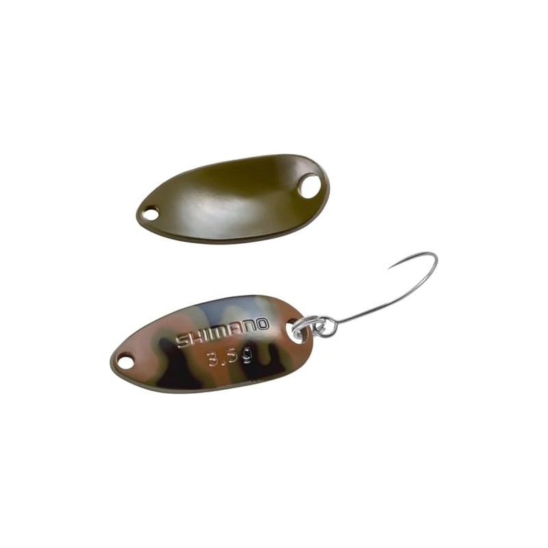 Shimano TR-C35R 002 Trout Spoon, Cardiff, Roll Swimmer, Camo Edition,