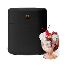 Beautiful 1.5 Qt Ice Cream Maker with Touch Activated Display, Black Sesame by Drew Barrymore - Color: 1