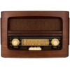 ClearClick Classic Vintage Retro Style AM/FM Radio w/ Bluetooth &