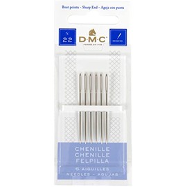 Bulk Buy: DMC Chenille Hand Needles Size 22 6/Pkg 1768-22 (12-Pack)