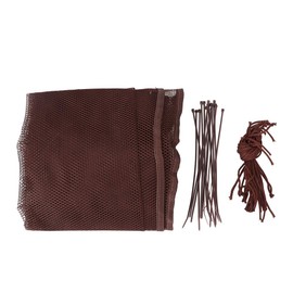 TOPINCN Children Safety Net Rail Stairs Balcony Prevention Mesh Net 3 Meters Accident Security Net (Brown)