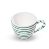 GMUNDNER KERAMIK Teacup Maxima Capacity: 0.4 Litres Green Flamed Crockery