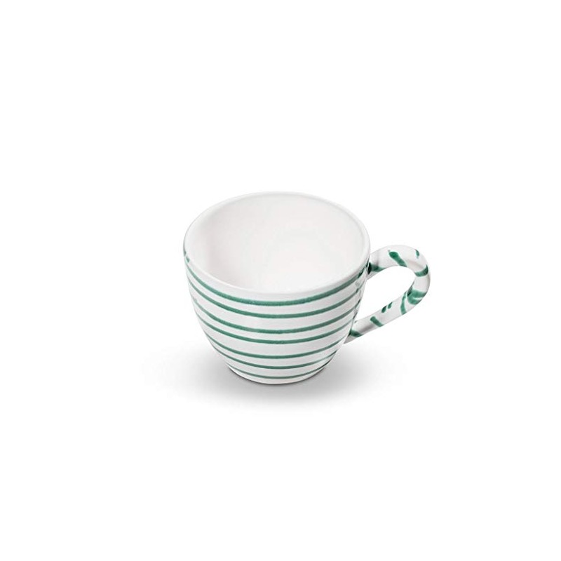 GMUNDNER KERAMIK Teacup Maxima Capacity: 0.4 Litres Green Flamed Crockery