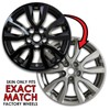 Upgrade Your Auto 17" 4pc Gloss Black Wheel Skins (Set