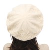 ZLYC French Beret Hat Reversible Solid Color Cashmere Warm Hat