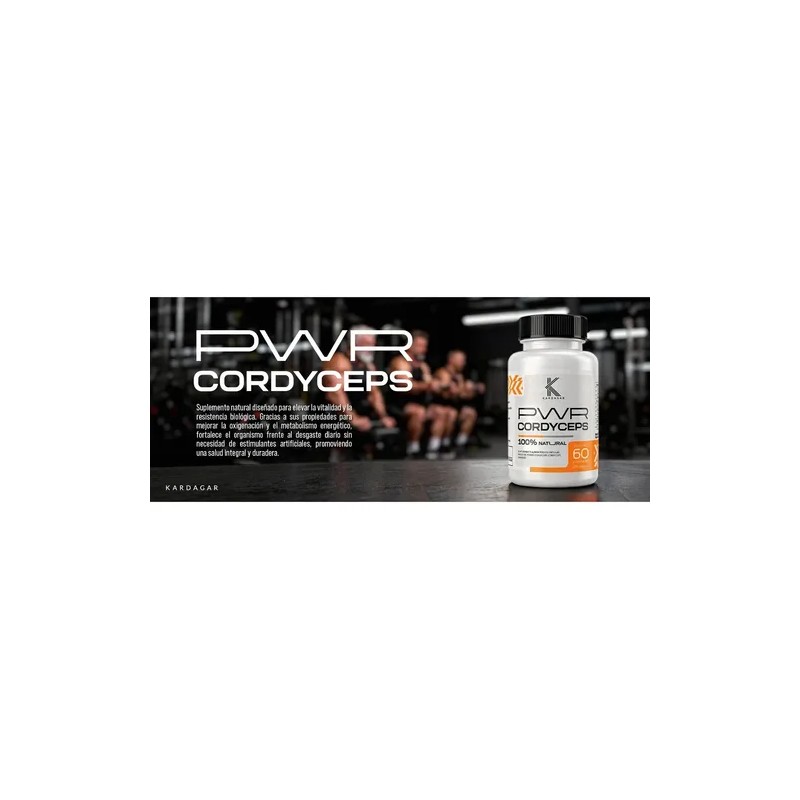 Cordyceps Power Kardagar Suplemento Extracto Hongo Puro Sabor Sin sabor