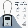 Iron Lock® - Key Lock Box Portable and Wall Mounted