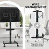 BFTOU Rolling TV Stand with Wheels for 32-55Inch Screens up