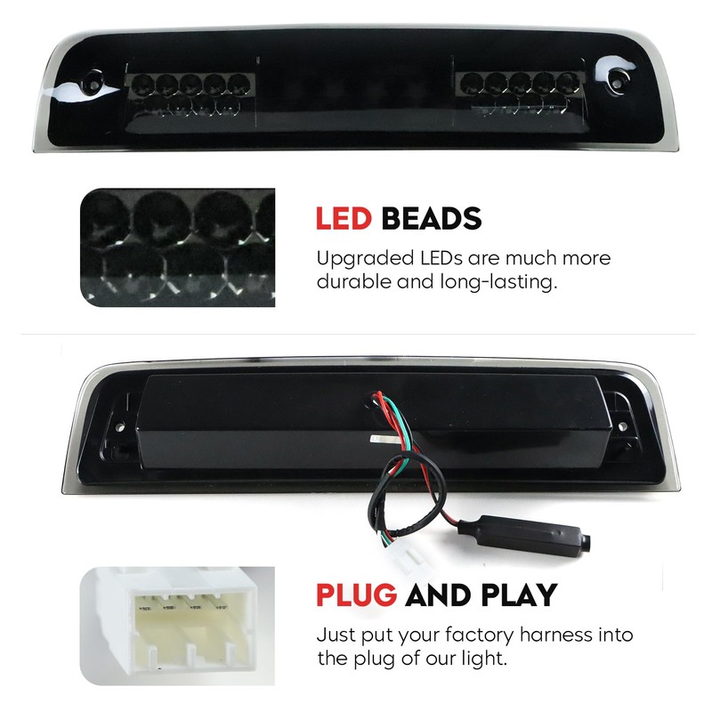 Tresound LED 3rd Third Brake Light Fit for Dodge Ram