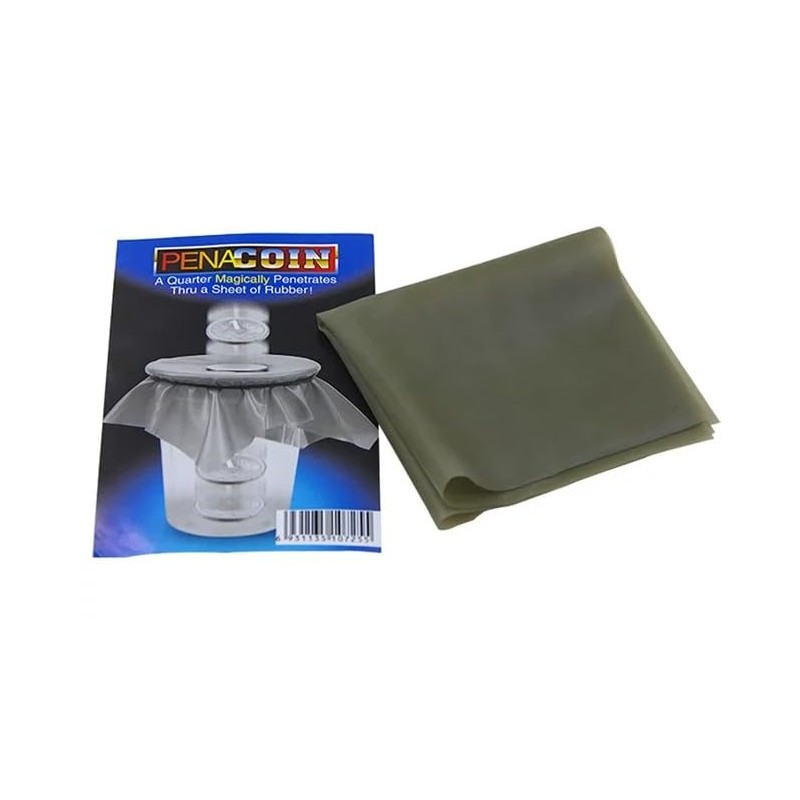 1 Pc Coin Through A Sheet of Rubber Coin into