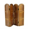 Melody Jane Dollhouse Walnut 4 Foldable Panel Bandage Display Room