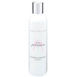 SweetHollow Hydrating Body Lotion with Shea Butter, Vitamin E, and Aloe Vera, Infused with Essential Oils, Clean Fragrances, Long Lasting (Pink Prosecco)