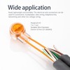JANDECCN 200pcs Waterproof Telephone Wire Connector, Gel-Filled UY Butt Splice