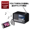 Sansui Bluetooth Speaker with AM/FM Radio, Black