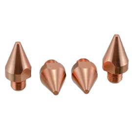 2 Pr Spot Welder 1/8"Tips 476-040211-125 fits Miller Style Welding Tongs - 3/8-24 Thread