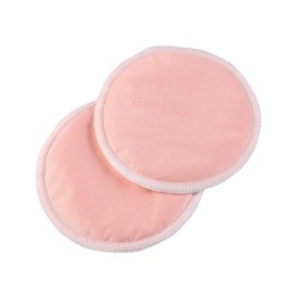 Nursing Reusable Pads, Pack of 8, Maternity/Pregnancy/Breastfeeding/Lactation, pink/white
