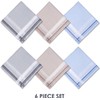 Men's Classic Cotton Handkerchief | Assorted Gents Hanky | Soft