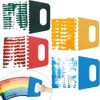 IMCCZONY 16 PCS Textured Art Tools, Plastic Paint Scrapers Kit,