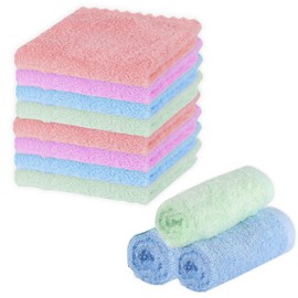 8 PCS Face Cloths for Washing Face Face Flannels Face Cloths Flannels 30 X 30cm Cleansing Cloths for Face Reusable Suitable for Adults and Children Beauty Spa Sports Daily Use